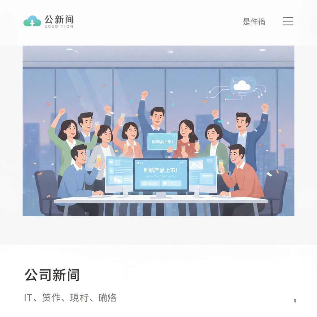 团队共同庆祝创新产品上市