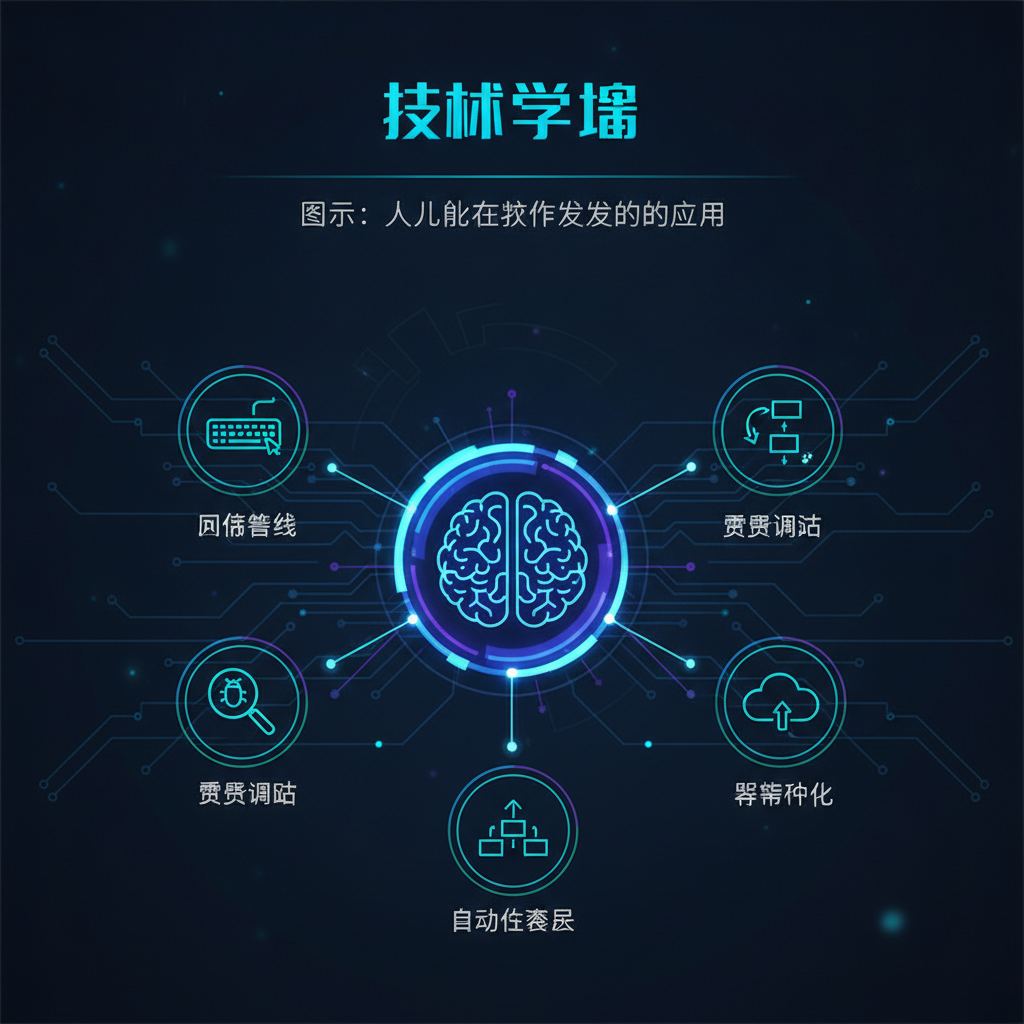 图示:人工智能在软件开发中的应用