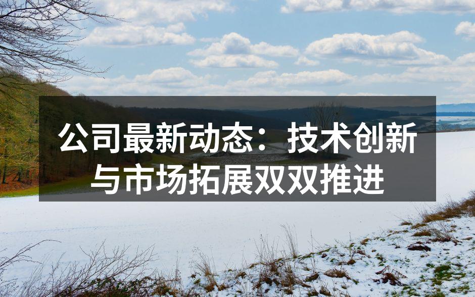 公司最新动态：技术创新与市场拓展双双推进